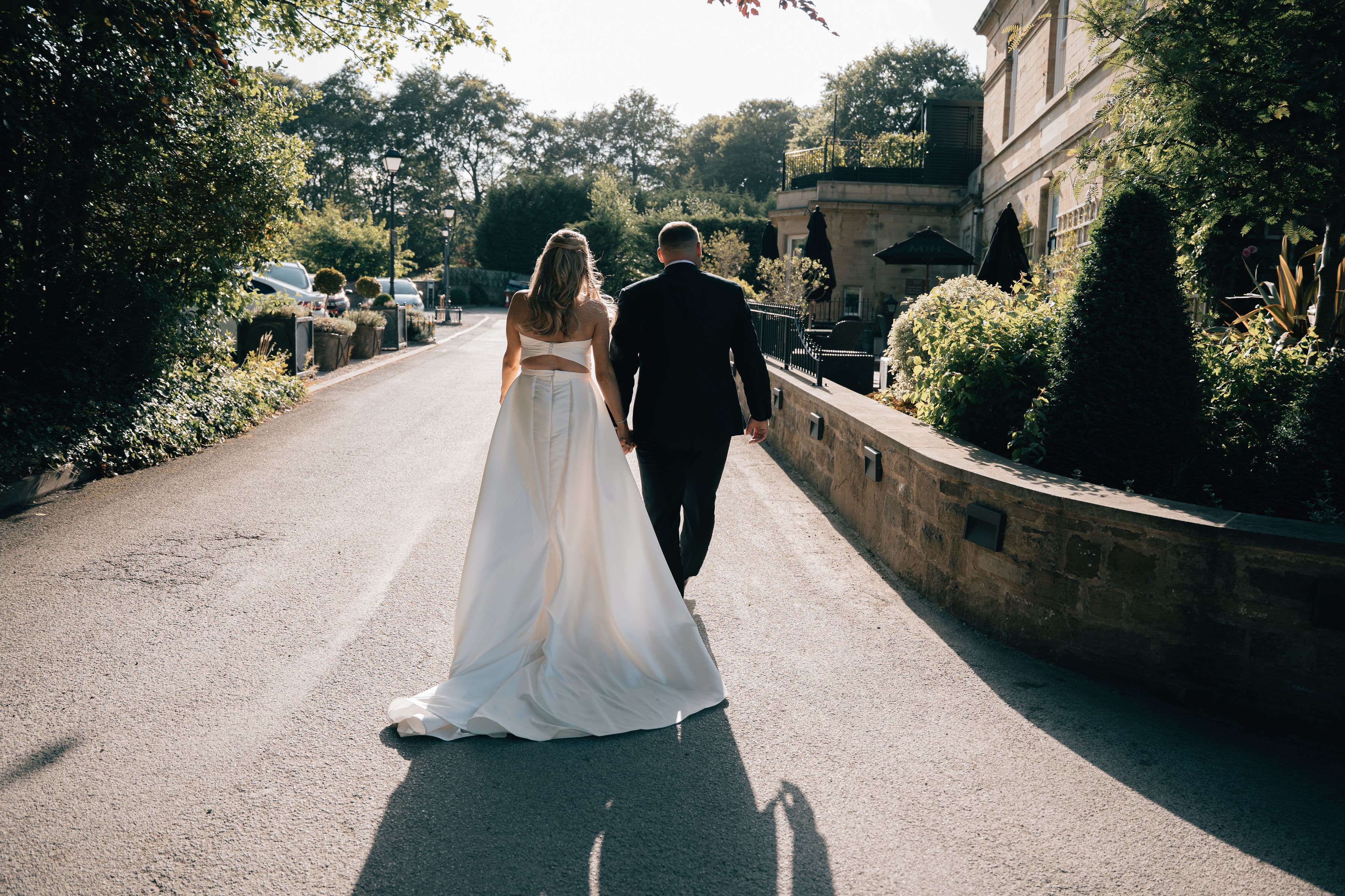 A quiet wedding scene photographed by Tina Hevingham
